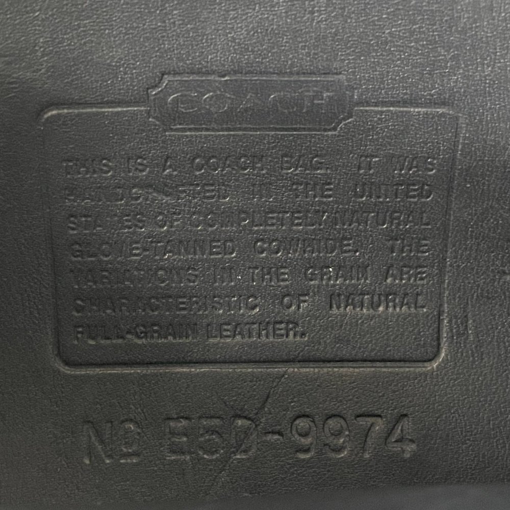 Vintage Coach Multi compartment Zip | #9974 | Navy - Picture 13 of 16